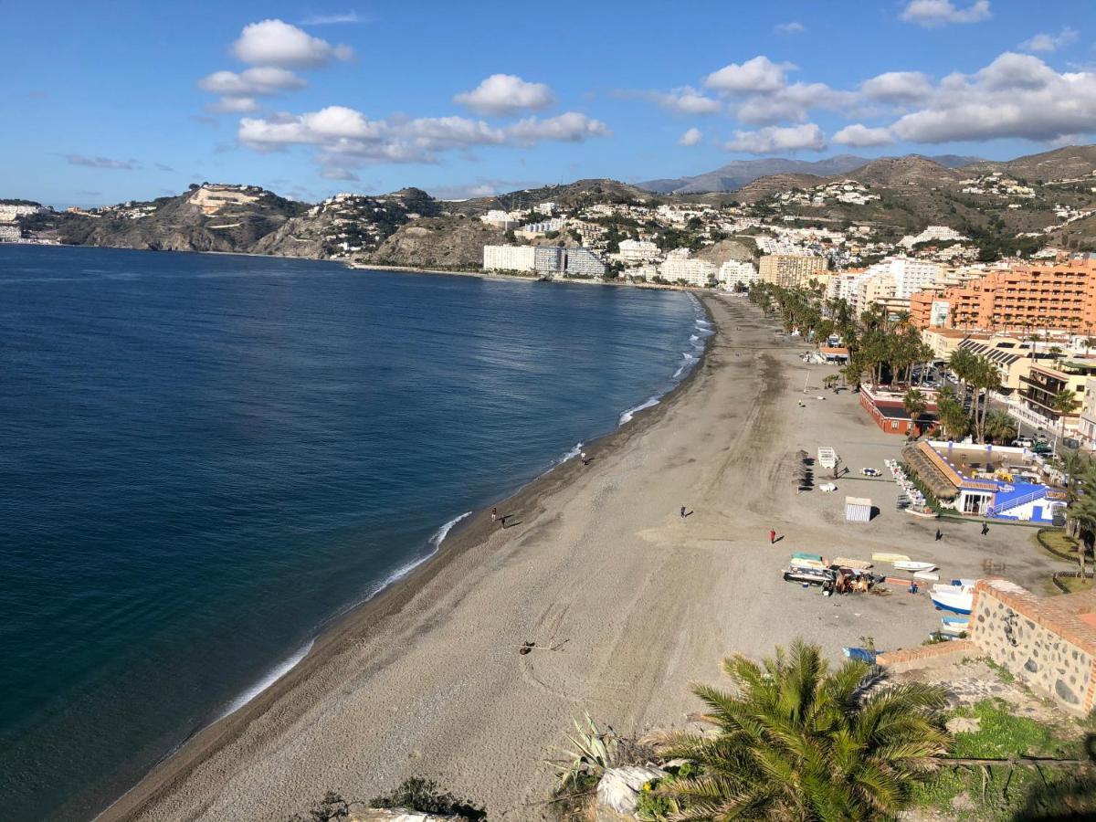 Estudio Luxury Primera Linea De Playa Almunecar Parking Gratuito Экстерьер фото
